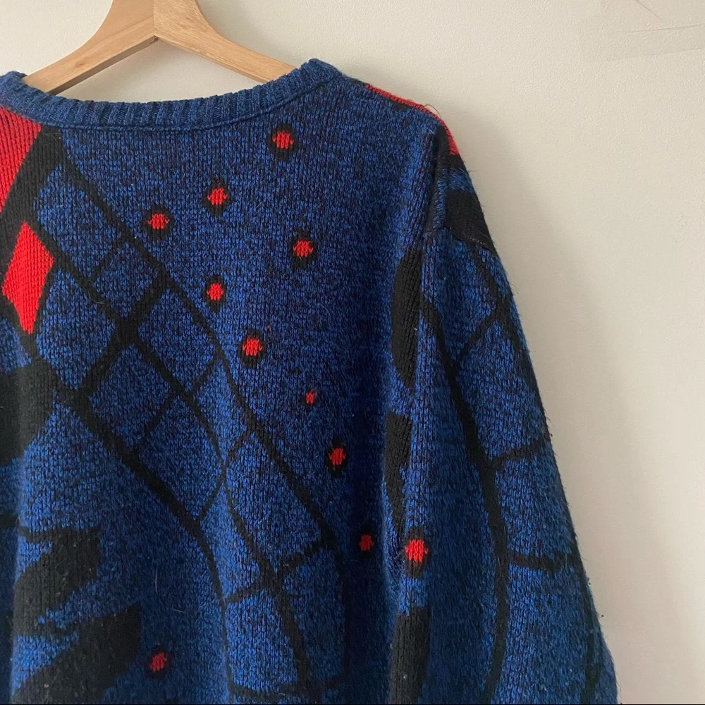 Retro Colorblock Sweater - Picture 5 of 7